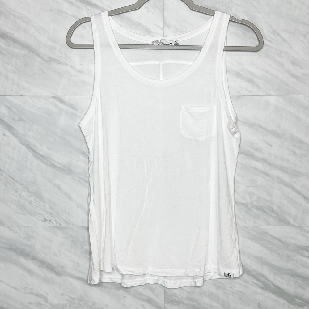 Prana White Tank Top Medium